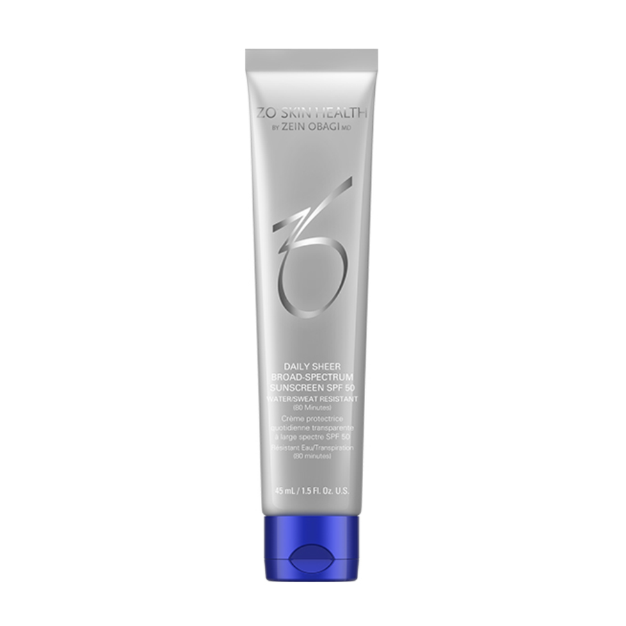 Daily Sheer Broad Spectrum Sunscreen SPF 50 - 45ML – ZO Skin Health